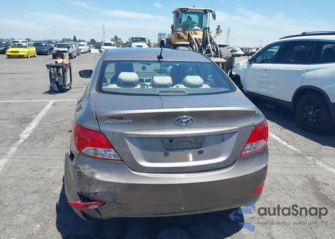 2014 Hyundai Accent Gls from USA, damaged, VIN KMHCT4AE8EU655136